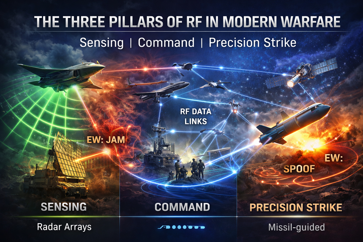 radar EW data link precision