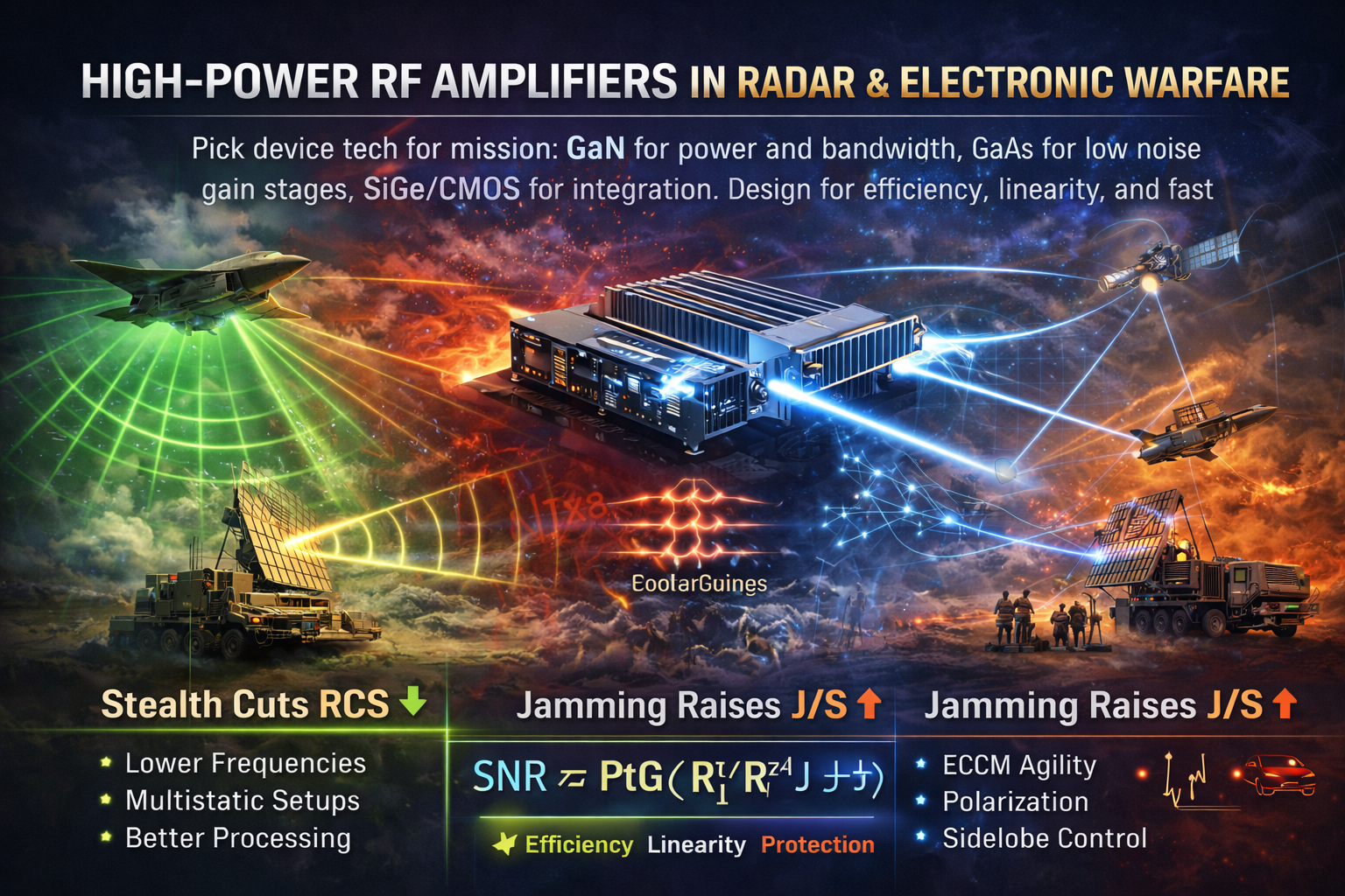RF link engineering anti-jam